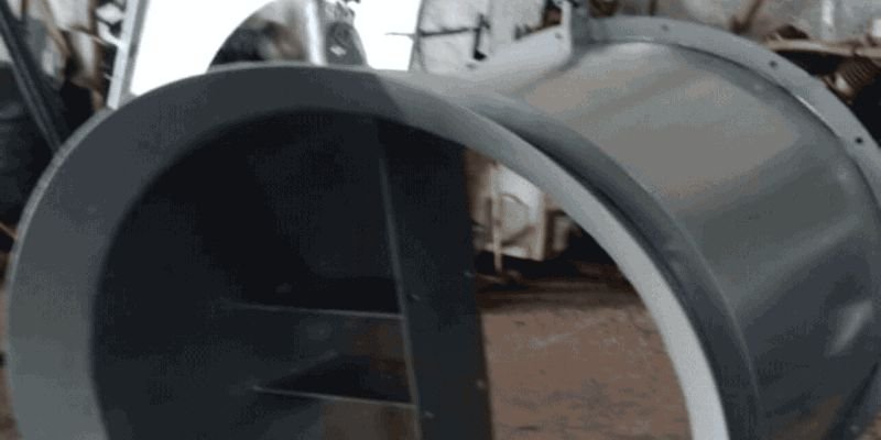 Fabricação peça para secador de grãos
